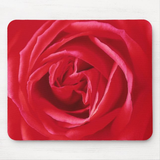 Mousepad impressão rosa vermelha (Frente)