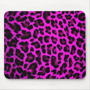 Mousepad Impressão roxo do leopardo