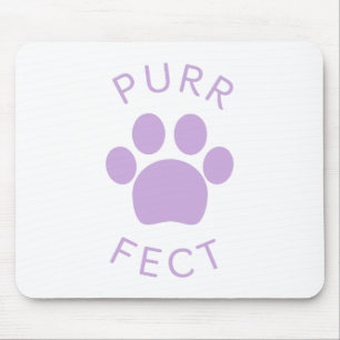 Mousepad Impressão Roxo Puro Roxo de Gato Perfeito