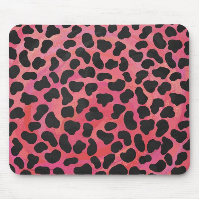 Mousepad Impressão vermelho e preto da Dalmácia (Frente)