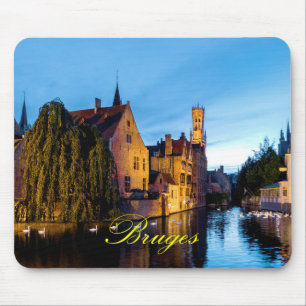 Mousepad Impressionante! Bruges medievais - Foto Pro
