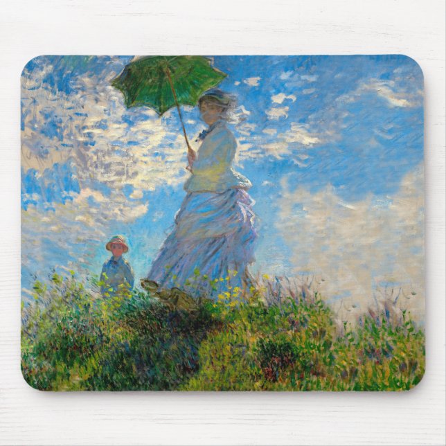 Mousepad Impressionismo de Monet Woman (Frente)