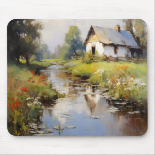 Mousepad Impressionismo na paisagem rural