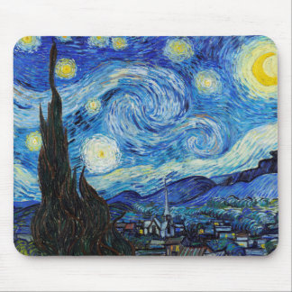 Mousepad Impressionismo Vincent Van Gogh Starry Night