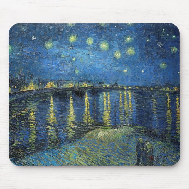 Mousepad Impressionismo Vincent Van Gogh Starry Night (Frente)