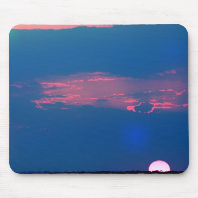 Mousepad Impressionista Sunset Do Mouse Do Mar (Frente)
