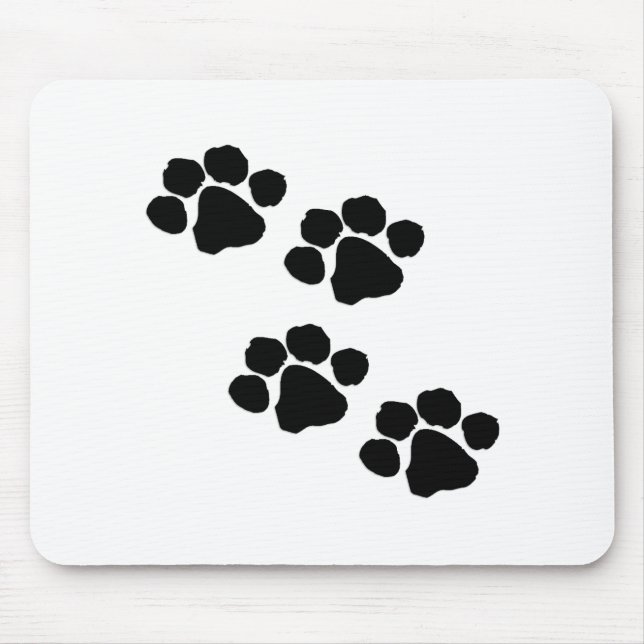 Mousepad Impressões animais da pata (Frente)