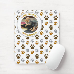 Mousepad Impressões de Cachorro Fofos e Foto dos Seus Pets