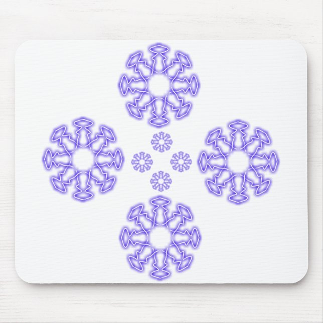 Mousepad Impressões de caleidoscópio (Frente)