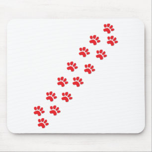 Mousepad Impressões de pata