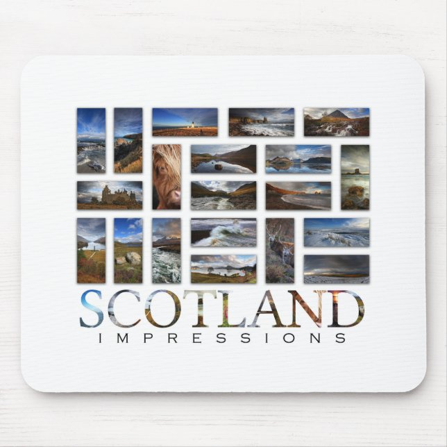 Mousepad Impressões de Scotland (Frente)