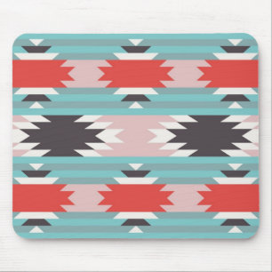 Mousepad Impressões tribais astecas do nativo americano do