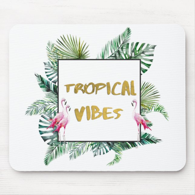 Mousepad Impressões tropicais (Frente)