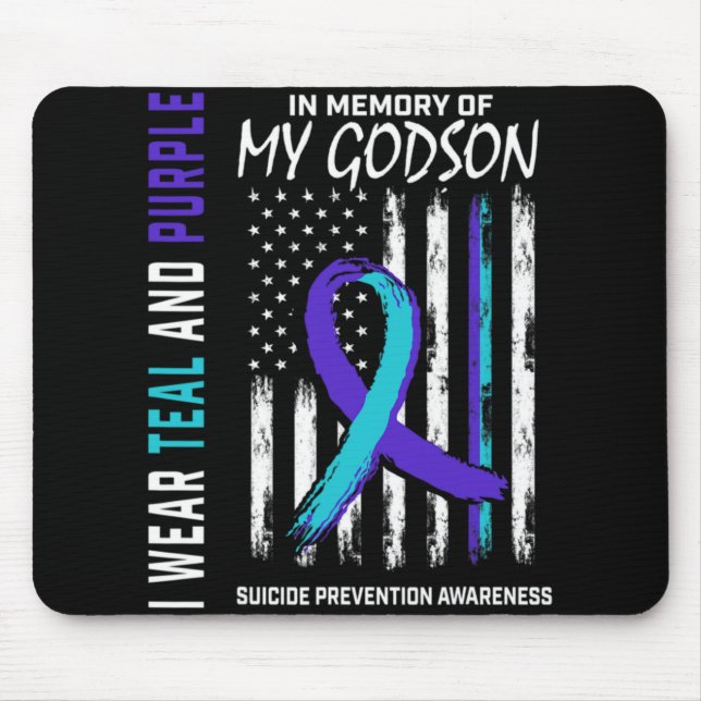 Mousepad In Memory Godson Suicide Awareness Prevention Amer (Frente)