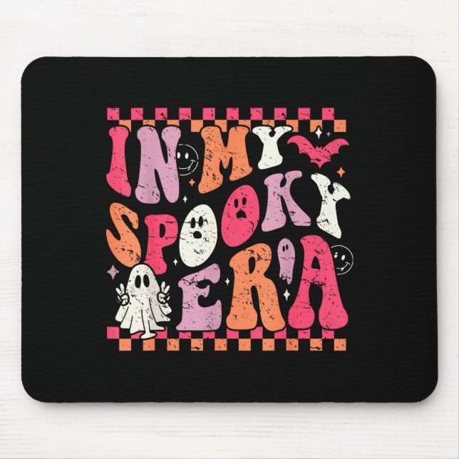 Mousepad In My Soky Era Groovy Hipe Halloween Ghost  (Frente)