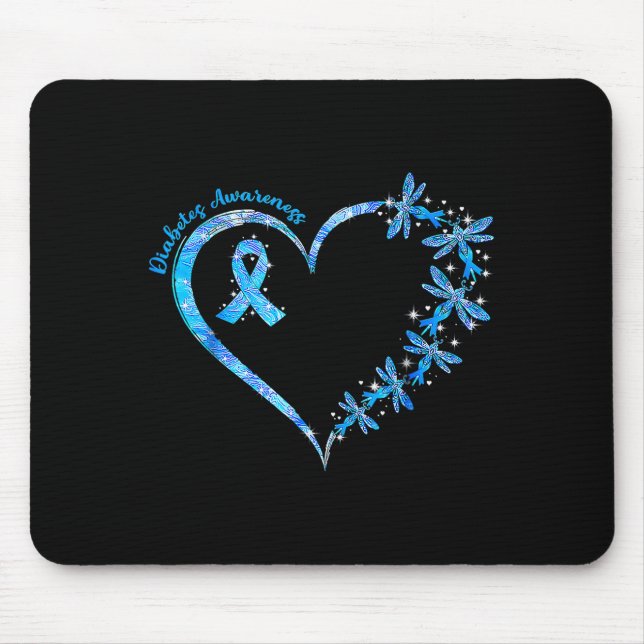 Mousepad In November We Wear Blue Diabetes Awareness Love  (Frente)