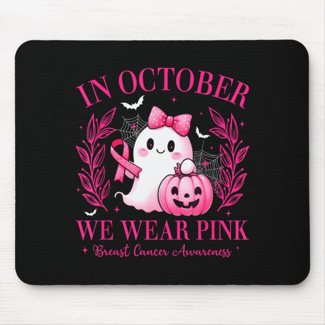 Mousepad In October We Wear Nk Breast Cancer Awareness Nk G (Frente)