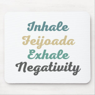 Mousepad Inalar Feijoada Exalar Pad do Mouse Negativo