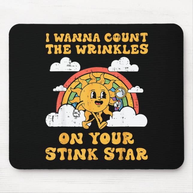Mousepad Inappropriate I W Count Wrinkles Funny Humor Men W (Frente)