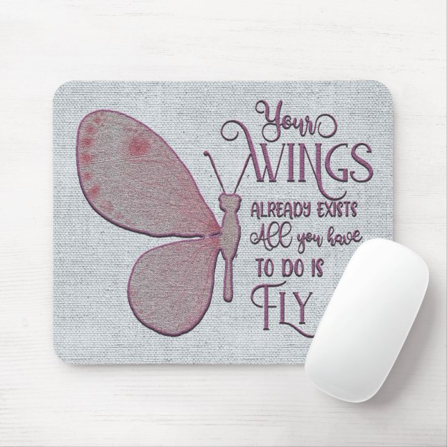Mousepad Incentivo/Cotações Inspiracionais (Com mouse)