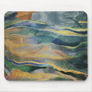 Mousepad Incidentes das cores e das planícies (tempera e