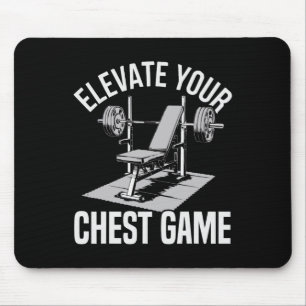 Mousepad Incline Bench Press Bodybuilding Malhação Workout