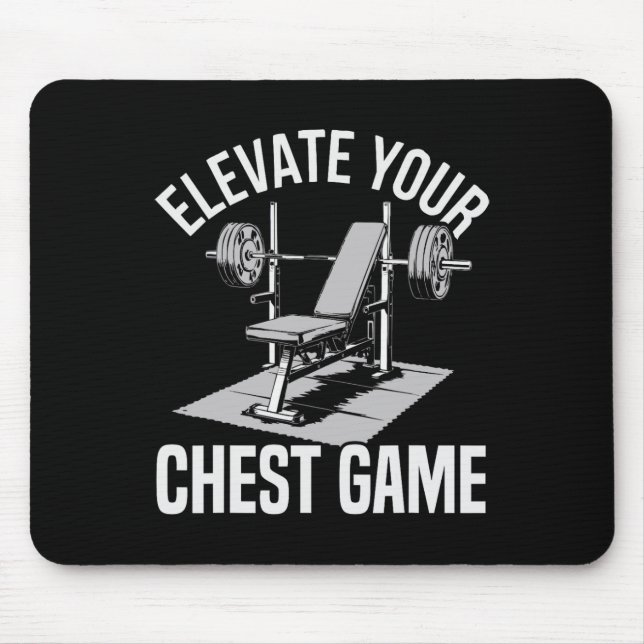Mousepad Incline Bench Press Bodybuilding Malhação Workout (Frente)