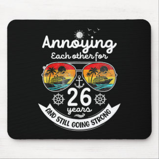 Mousepad Incomodando um ao Outro 26 Ano 26º Aniversário de 