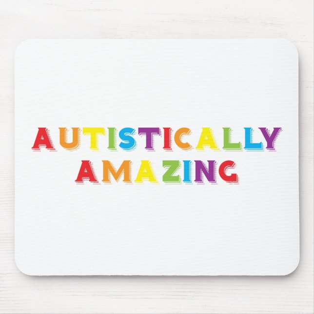 Mousepad Incrível Autisticamente (Frente)