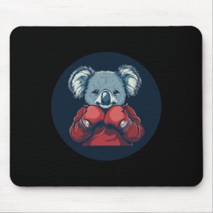 Mousepad Incrível Koala Bear Boxer Para Uma Vibe De Naufrág