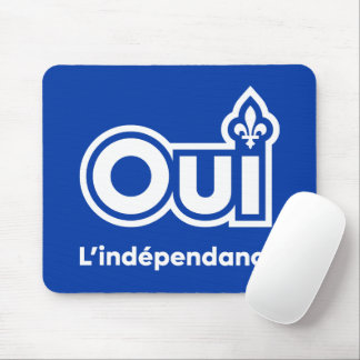 Mousepad Indépendance du Québec OUI