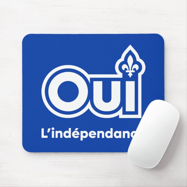 Mousepad Indépendance du Québec OUI (Com mouse)