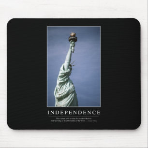 Mousepad Independência: Citações inspiradas 1