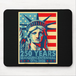 Mousepad Independência De 250 Anos Aniversário Da América 4