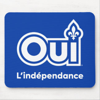 Mousepad Independência do Quebec OUI