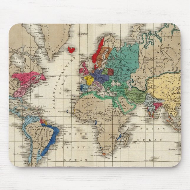 Mousepad Independência dos Estados Unidos 1783 AD (Frente)