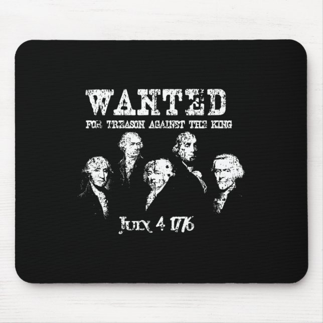 Mousepad Independência dos Pais Fundadores da Traição Desej (Frente)