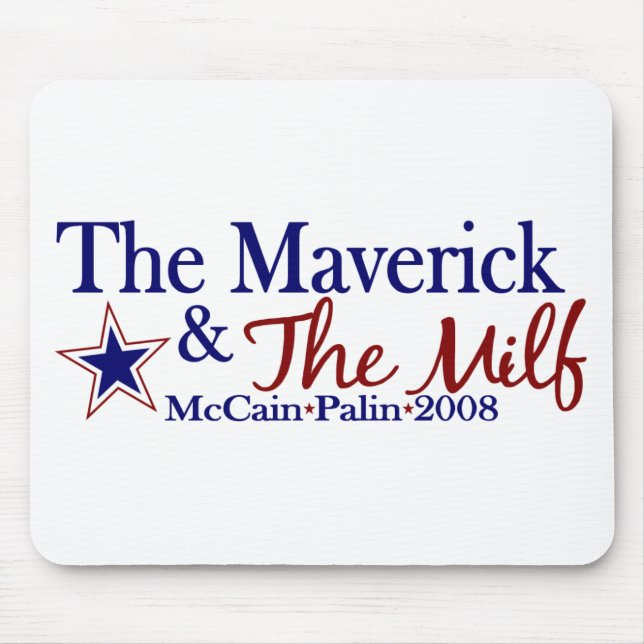Mousepad Independente e Milf (McCain Palin 2008) (Frente)