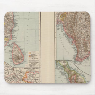 Mousepad Índia Sul, Birmânia, Península Malaia