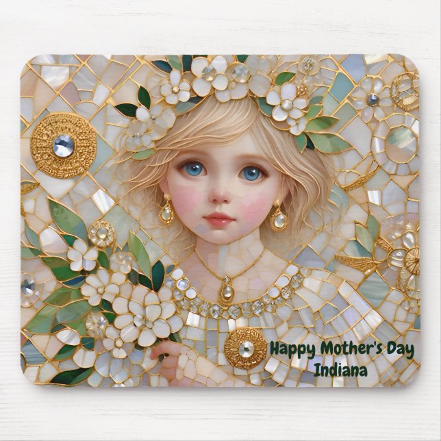 MOUSEPAD ÍNDIANA ~ DIA DE AS MÃES ~ (Frente)