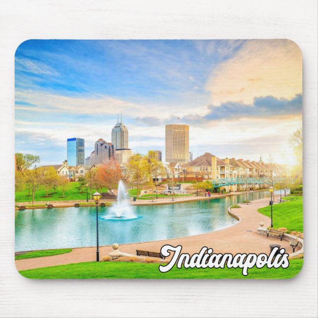 Mousepad Indianápolis, Indiana, Estados Unidos (Frente)