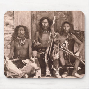 Mousepad Indianos de Spokane, 1861 (foto de b/w)
