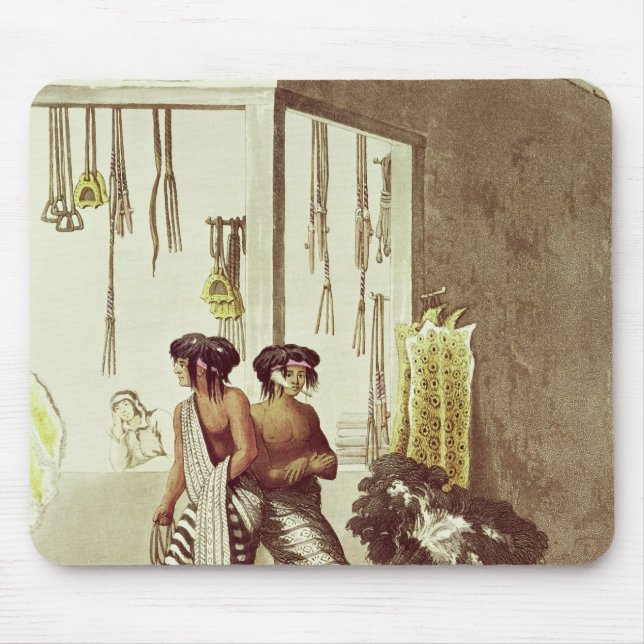 Mousepad Indianos do Pampa em uma loja no mercado indiano (Frente)