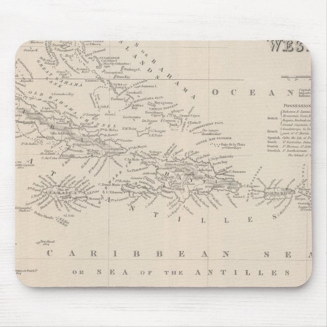 Mousepad Índias Ocidentais 11 (Frente)