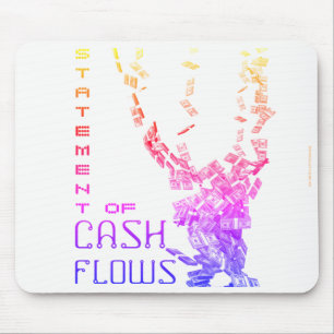 Mousepad "Indicação de fluxos de caixa "