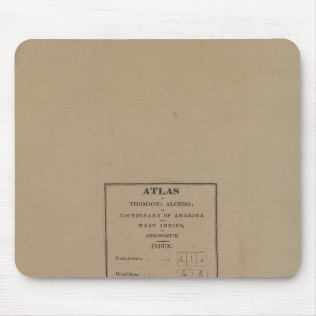 Mousepad Índice para Atlas (Frente)