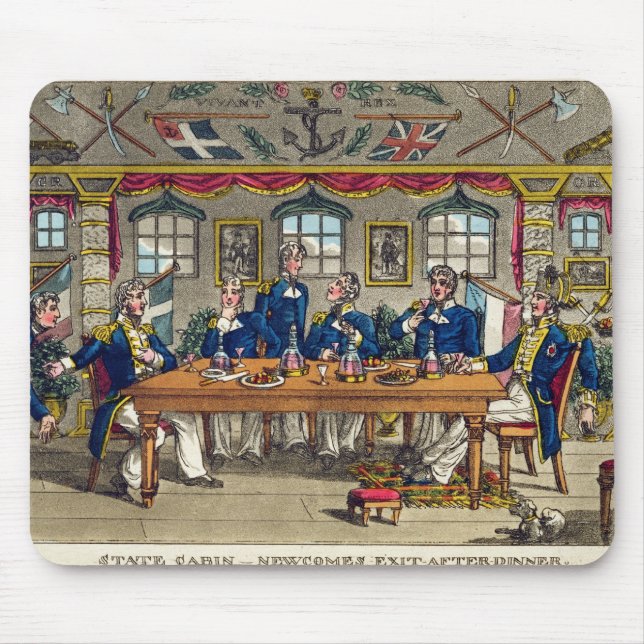Mousepad Indique a cabine, a saída de Newcome após o (Frente)