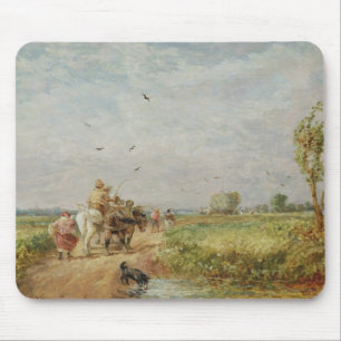 Mousepad Indo ao Hayfield, 1853 (óleo no millboard)