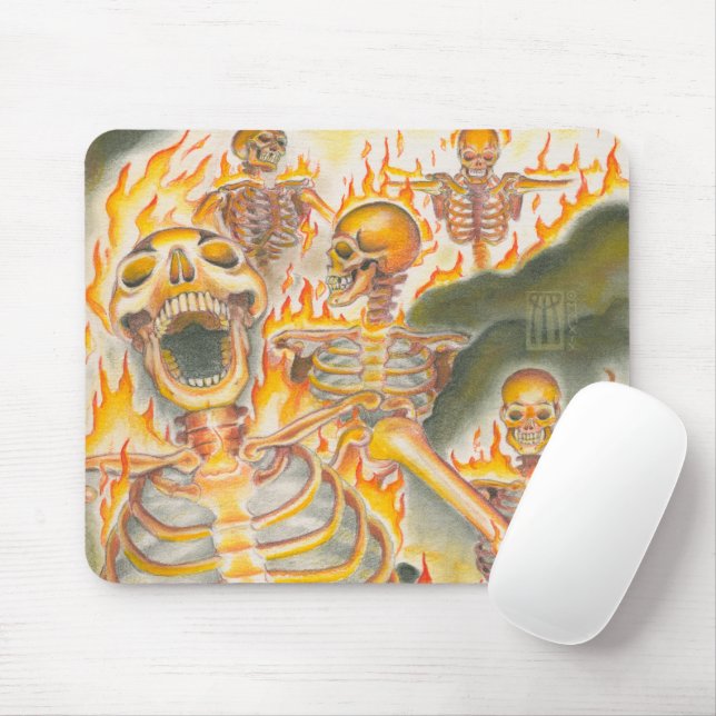 Mousepad Infernal Legions Curio (Com mouse)