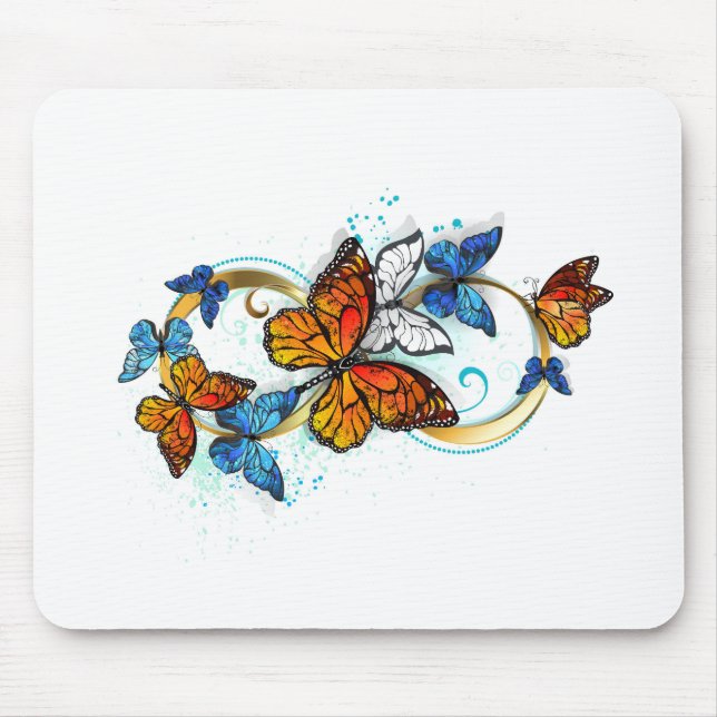 Mousepad Infinity of Monarch Butterflies (Frente)